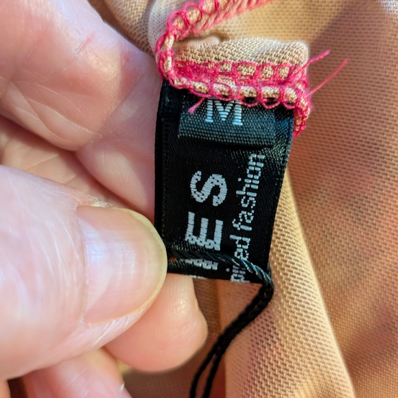 Fuchsia Crochet Lace Maxi Dress Size M - Picture 9 of 11